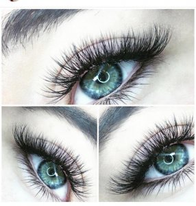 Hybrid lash extensions, natural look &mdash; Hannah Beauty & Spa